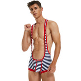 Seobean Sexy Zip Pouch Male Bodysuit